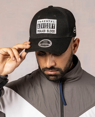 Parental Advisroy Black Cap - urbantheka