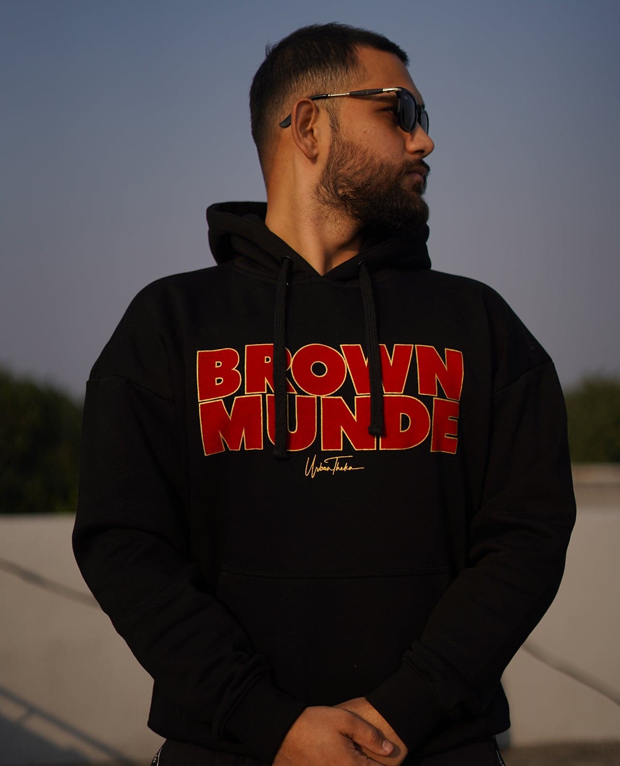Brown Munde Hoodie - urbantheka