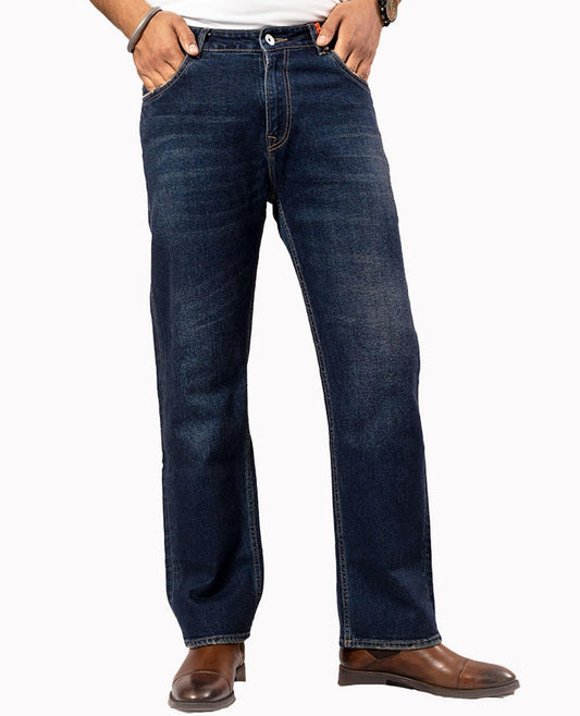 Blue Straight Fit Jeans - urbantheka