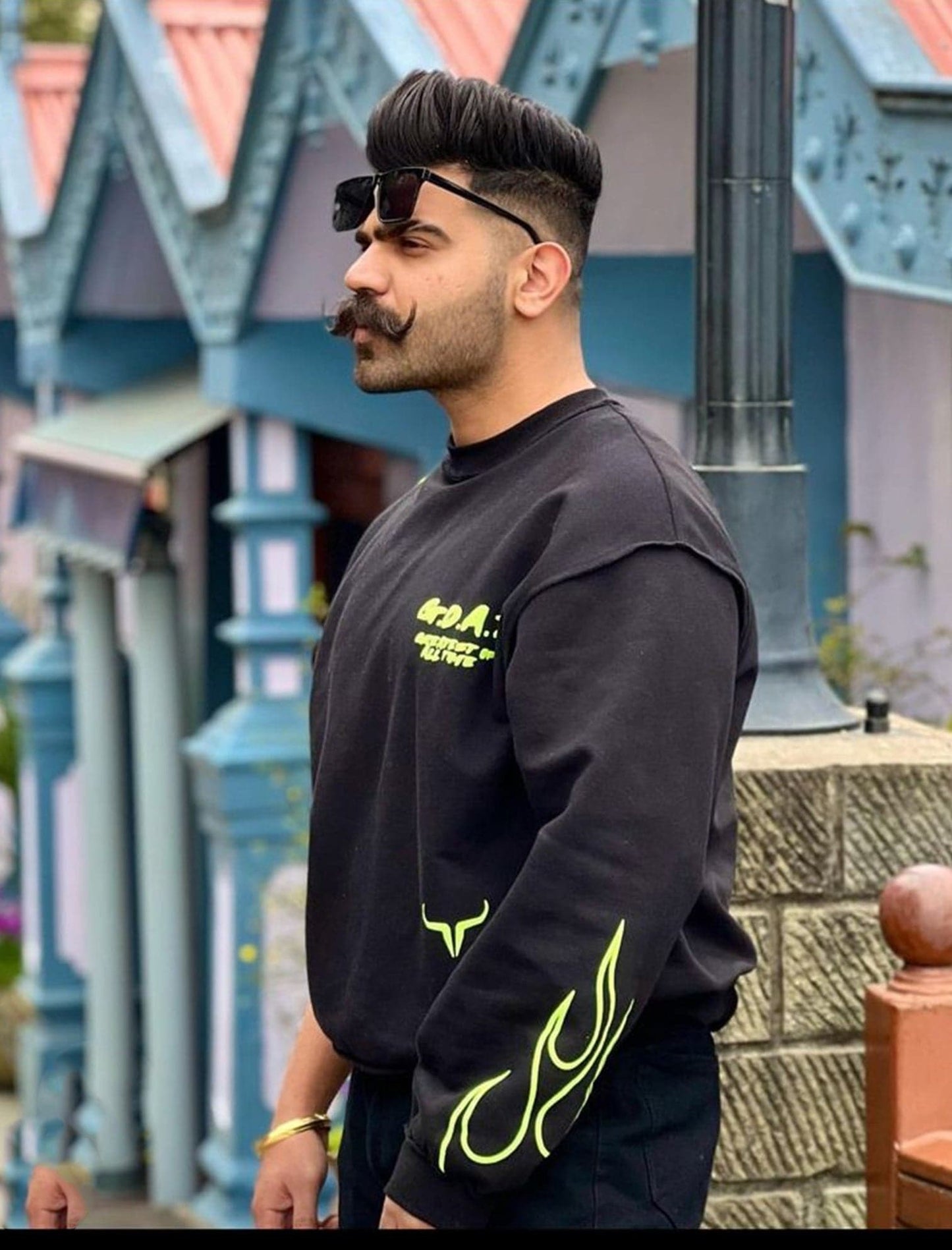G.O.A.T Sweatshirt Neon Green