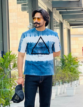 The Punjabi Cult Tie Dye Print T shirt