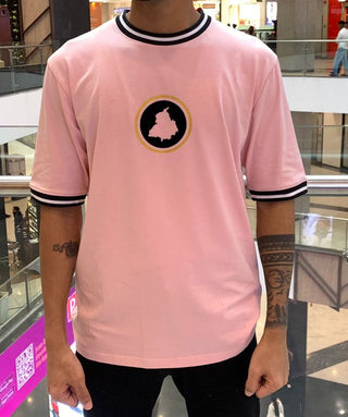 Punjab Map Pink T-shirt