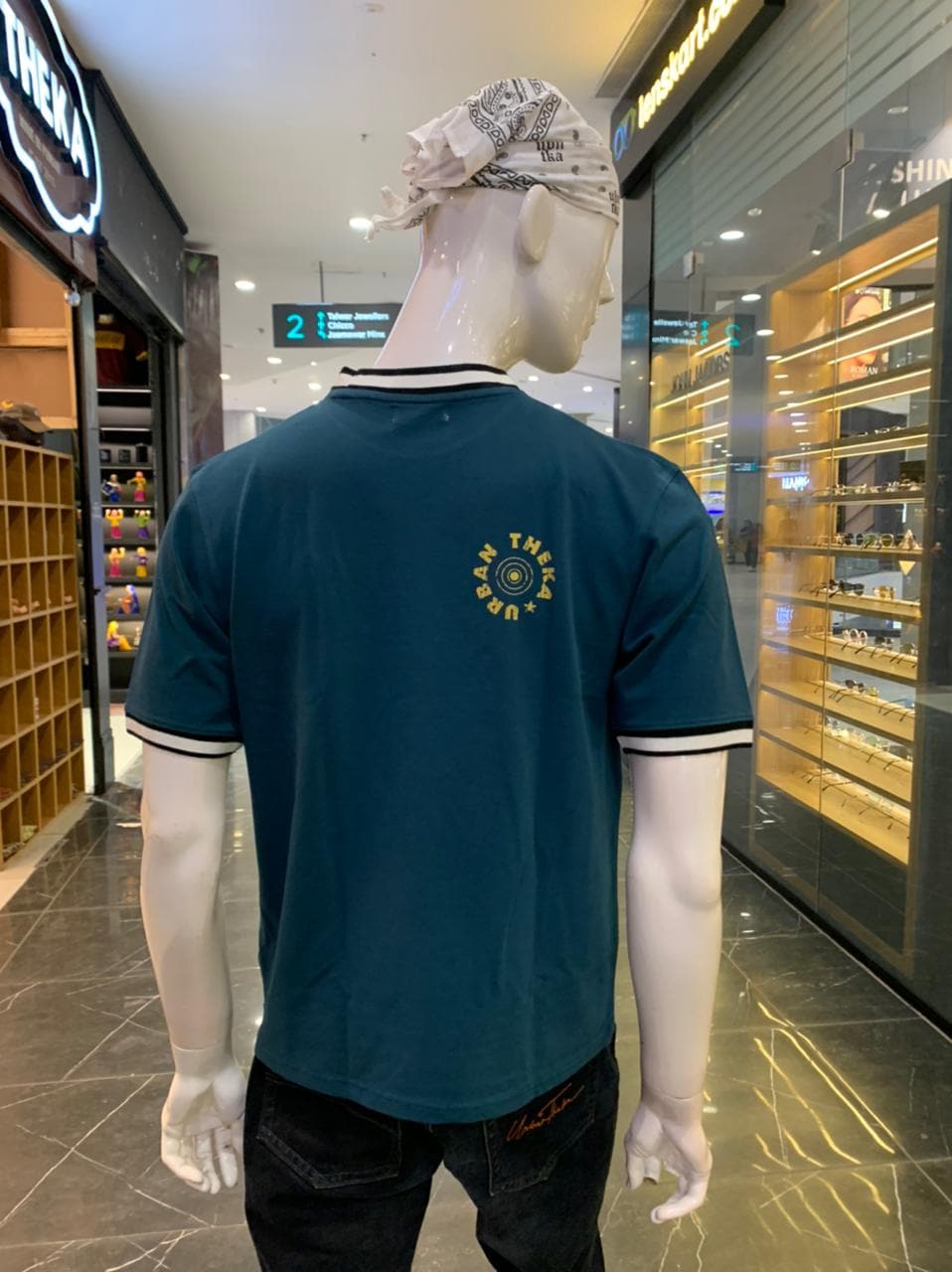 Punjab Map Teal Men's T-Shirt