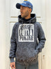 Straight Outta Punjab Stonewashed Hoodie