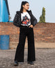 Black Bootcut Denim Women - urbantheka