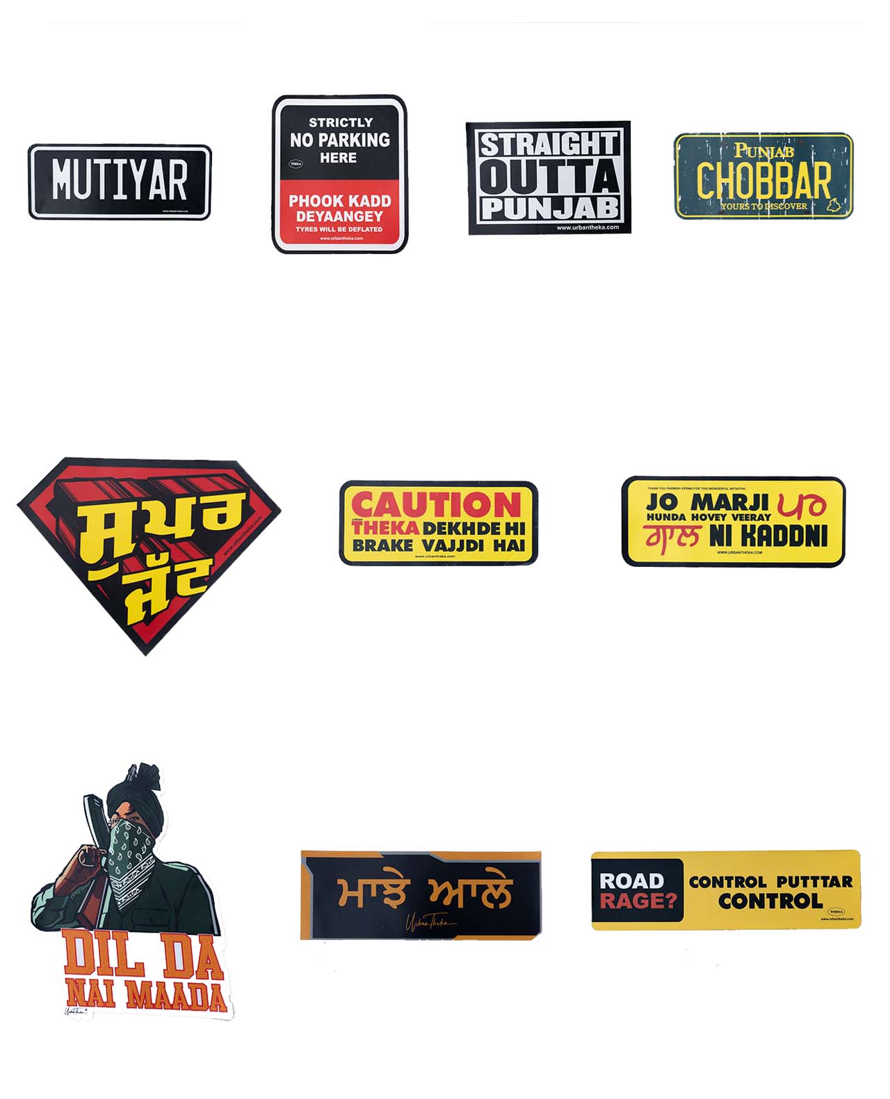 Punjabi Stickers | Unique Designs | Spreadshirt