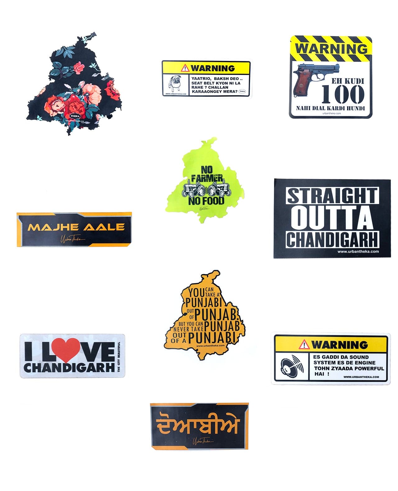 Stickers (Set of 10) - urbantheka